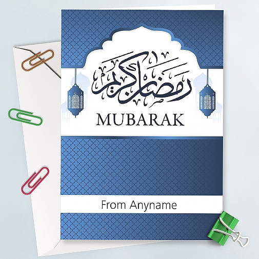 Ramadan Mubarak-Personalised Card