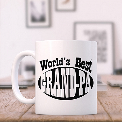 World's Best Grandpa-Personalised Mug