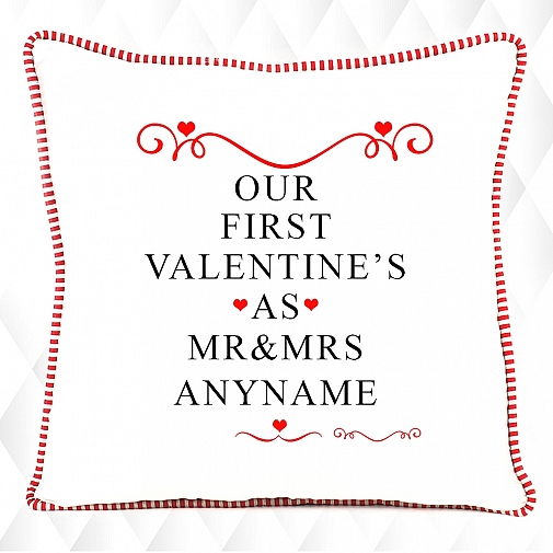 Our first Valentine-Personalised Cushion