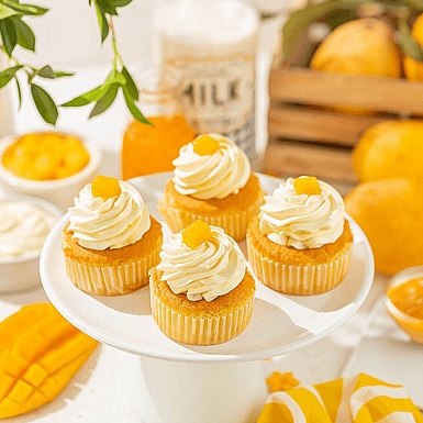 12 Mango Cupcake - Hob Nob Bakers