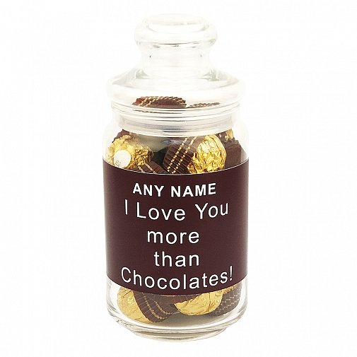 Love You More Than Chocolates-Ferrero Rocher Jar