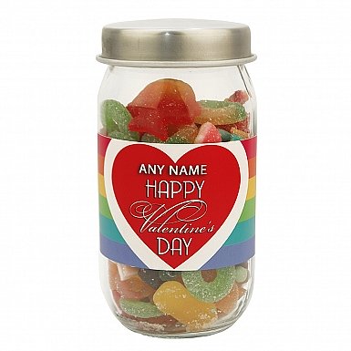 Valentines Day-Assorted Jellies Jar 