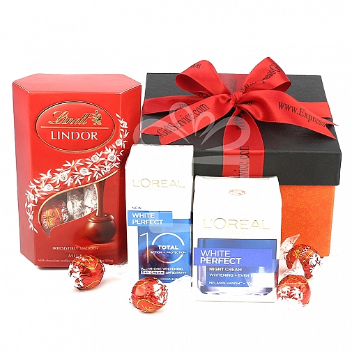 Loreal and Lindt Hamper for Her