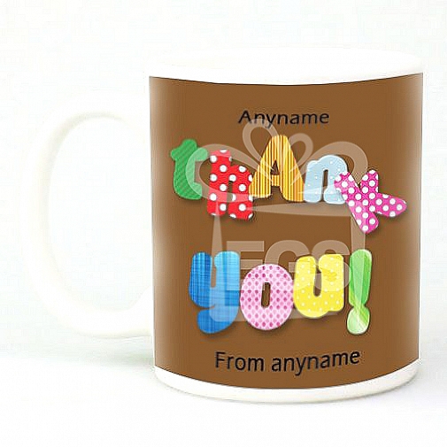 Thank You - Personalised Mug