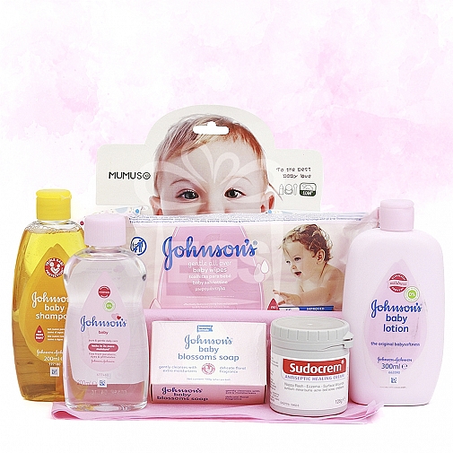 Welcome Baby Girl Gift Set