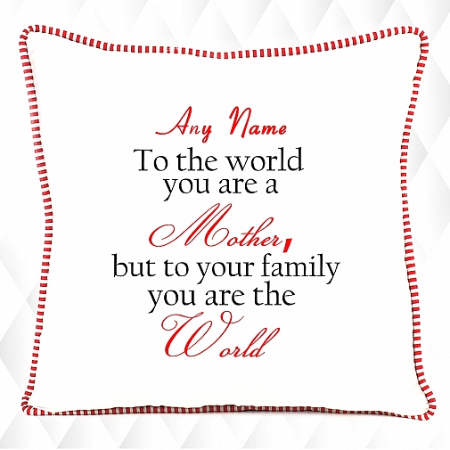 World for family-Mom Cushion