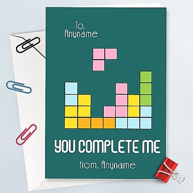 You complete Me-Personalised Card