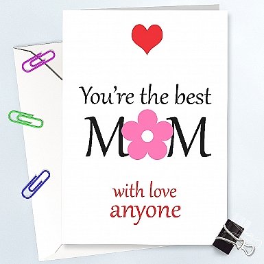 Best Mom-Personalised Card