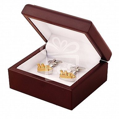 Cruise Ship Two Tone Cufflinks