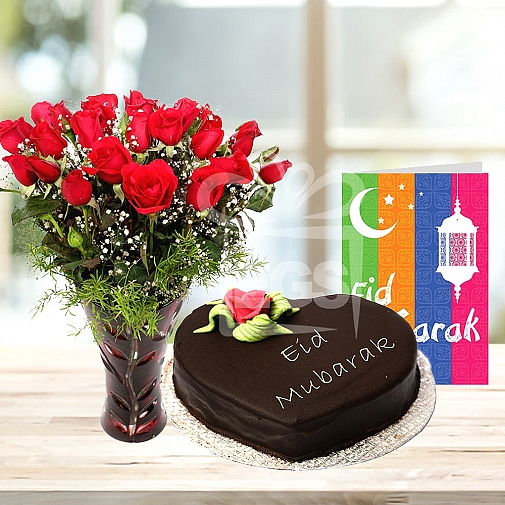 Acrylic 'Happy Eid' Cake Topper – Amasi Decor
