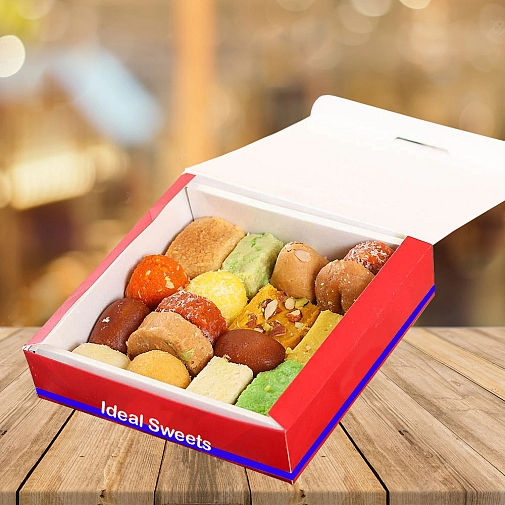 4Kg Mix Mithai from ideal Sweets and Bakers