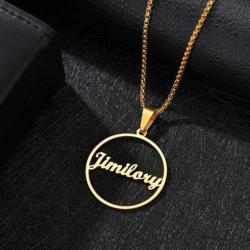 Personalised Gold Plated Name Locket