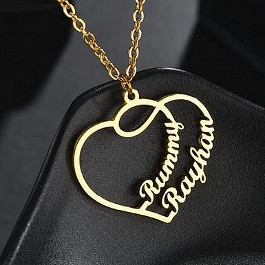 Personalised Ring Name Locket