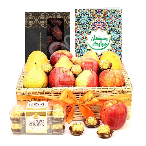 Ramadan Fruits with Dates and Chocolate